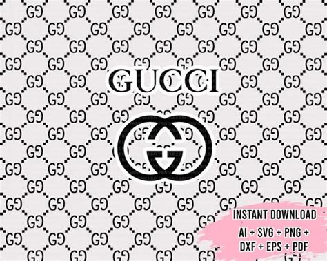 gucci logo pattern stencil|gucci emblem images.